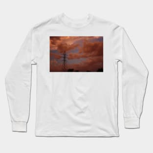 Stormy Night out back in Kansas Long Sleeve T-Shirt